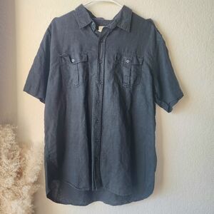 Old Navy Linen Cotton Button Down